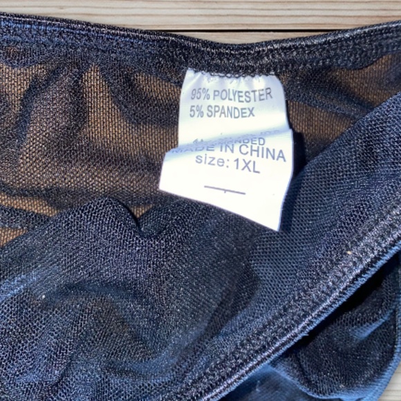 Vintage style lace bralette & Panty matching black set - Picture 2 of 2